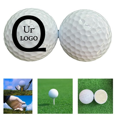 Customizable White Practice Ball 2-Layer