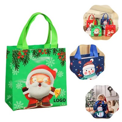 Christmas Non-Woven Reusable Tote Bag