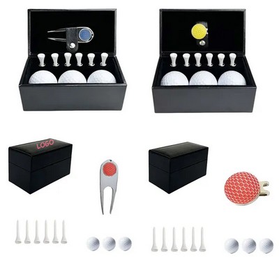 Golf Gift Metal Putting Green Fork Spike Box Set