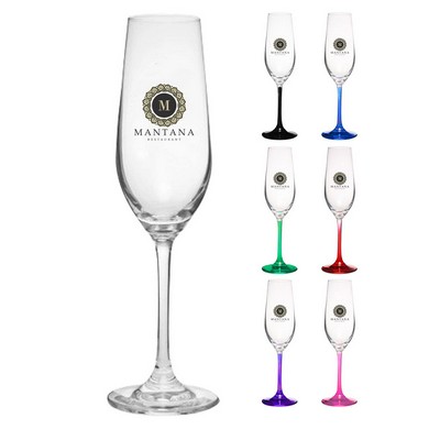 8 oz Lead Free Crystal Champagne Glasses