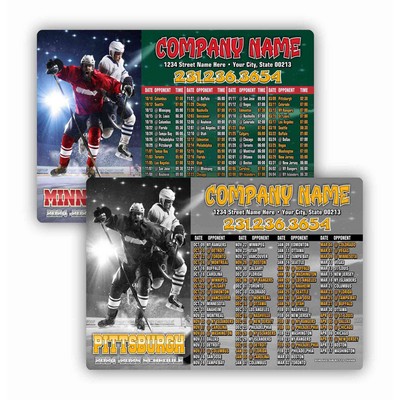 4 X 5.75 Hockey Schedule Magnet