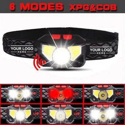 Hands-Free LED Rechargeable Headlamp - Bright, Durable, and Convenient