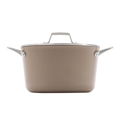 Calphalon® Premier™ Ceramic Nonstick 7-Quart Dutch Oven with Lid, Mushroom Grey