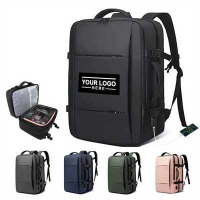 New 47L Expandable Large Capacity Travel Backpack