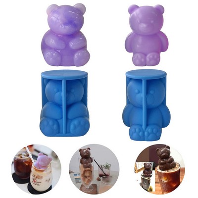 Bear silicone Ice cube tray