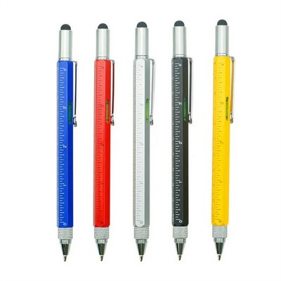 6 in 1 Tool with Ballpoint Pen