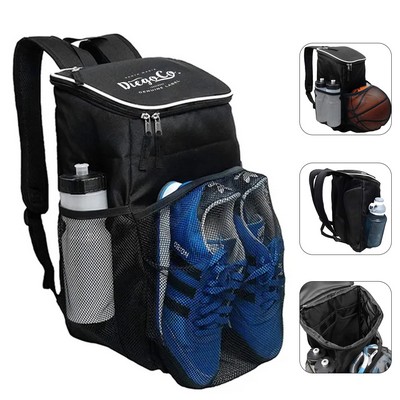 Sport Backpack with Ball Equipment Pocket