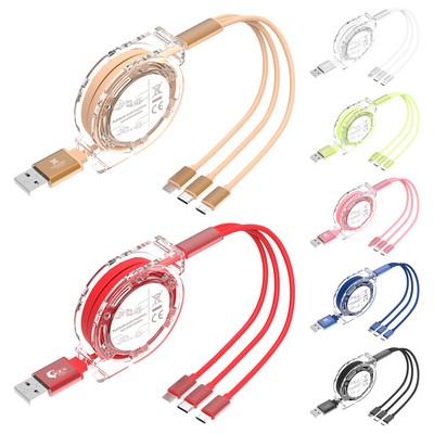 3-in-1 Multi Device Charger and USB Charging Cable