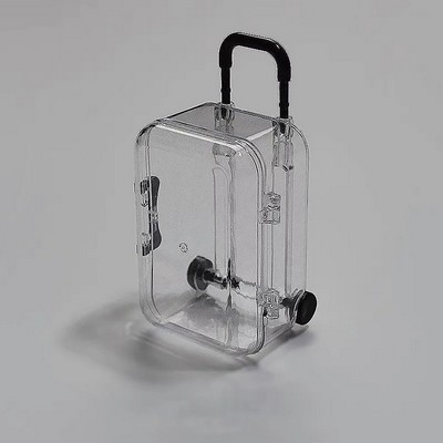 Plastic Mini Clear Suitcase Candy Box