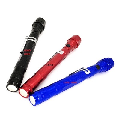 Extendable Telescopic Magnet Flashlight