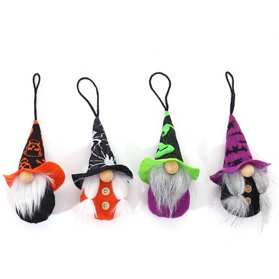 Halloween faceless top hat dwarf doll