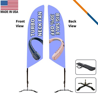 10' Nevin Double-Sided Angle Flag