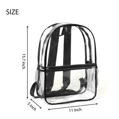 Heavy Duty Multi-Function PVC Transparent Backpack