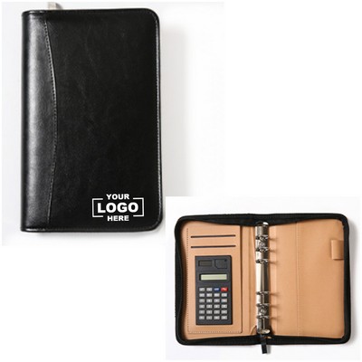 All-in-One Notebook with Calculator and Pen Holder