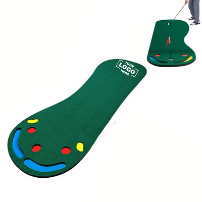 Golf Putting Practice Mat for Indoor & Outdoor Use