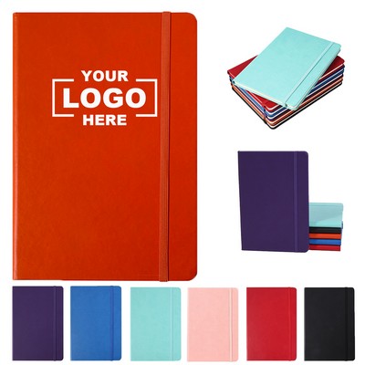 A5 College Ruled Notebook with Pen Loop