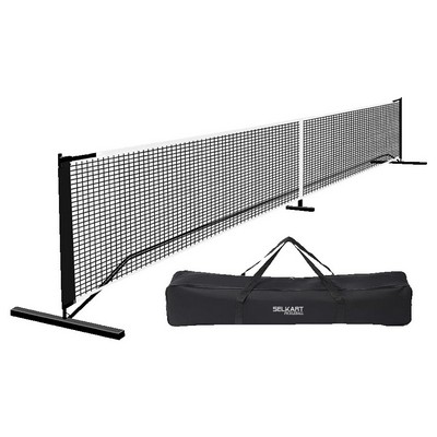 Pickleball Rack Set - Net + Iron Stand + Handle Bag