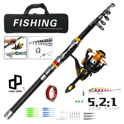 70.86 Inch Carbon Luya Pole Luxury Set