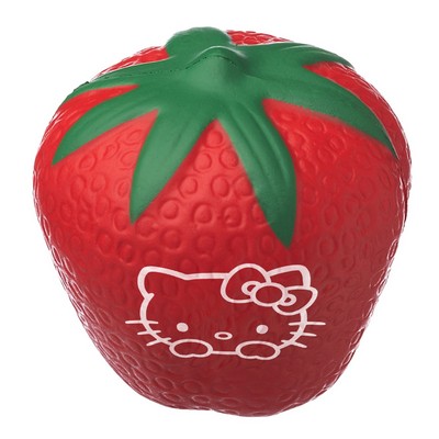 Strawberry Shaped Stress Reliever w/ Custom Logo