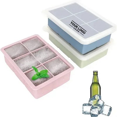 Square 6 Grid Ice Silicone Mold