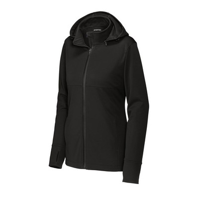 Sport-Tek® Women's Hooded Soft Shell Jacket