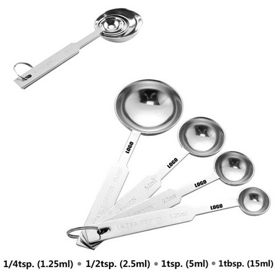 4 in 1 Stainless Steel Measuring Spoon Set