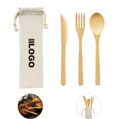 Bamboo Cutlery Set