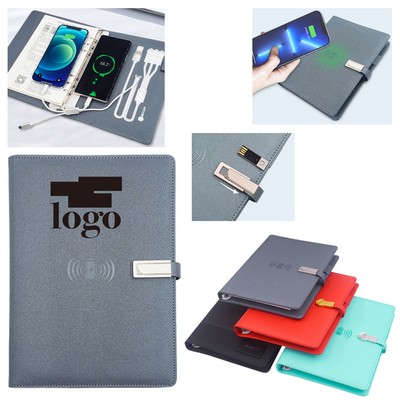 Usb Flash Drive Wireless Charging Notebook