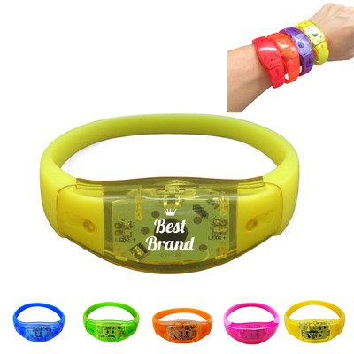 Sound Control LED Flashing Bracelet Wristband Bangle