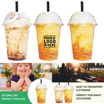 100 Pack 16 Oz Plastic Drinking Cups for Party