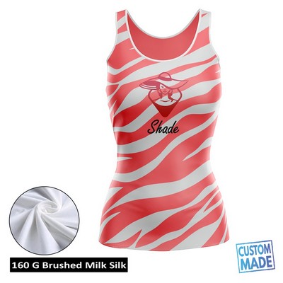 Women's Sublimation Classic Tank Top - 160G Brushed Milk Silk