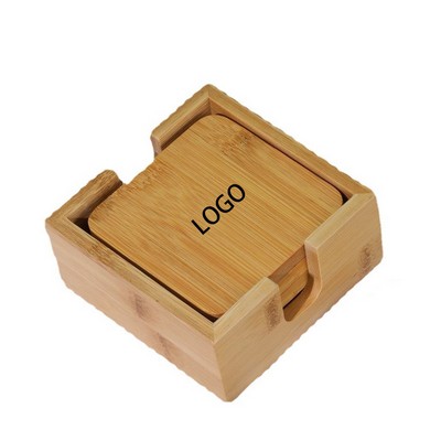 Bamboo Coaster Set