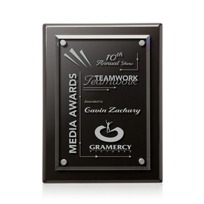 Caledon Plaque - Black/Silver 10½"x13"