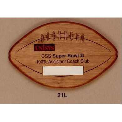 5-1/2"x9" Football Shaped Award (21l)