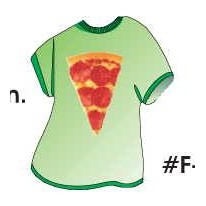 Pizza Slice T-Shirt Lapel Pin