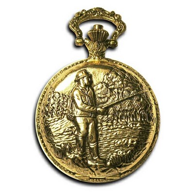 Pocket Watch w/Chain (Fisherman)