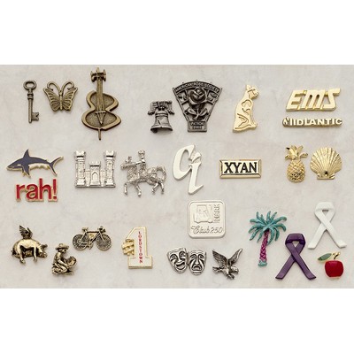 Custom Cast Lapel Pin (Up to 5/8")