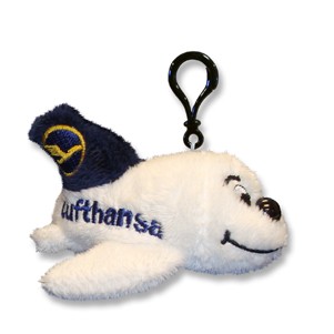 Custom Plush Airplane Clip