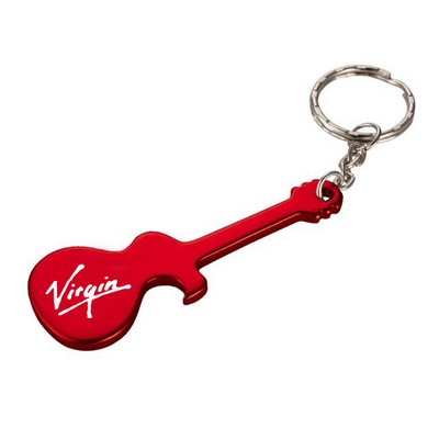 "Guitar" Bottle Opener Key Ring