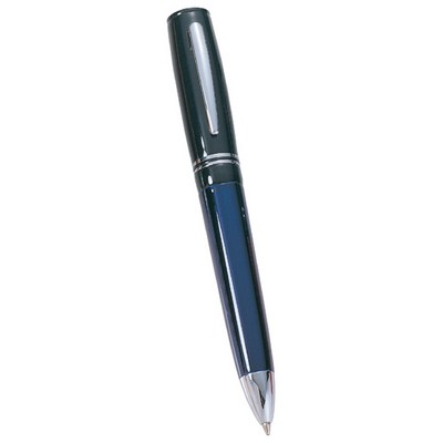 Designer Ballpoint Pen in Shiny Metallic Blue