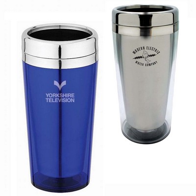 16 Oz. Translucent Tumbler With Stainless Steel Interior