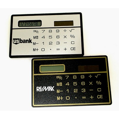 Ultra Thin Solar Powered Calculator