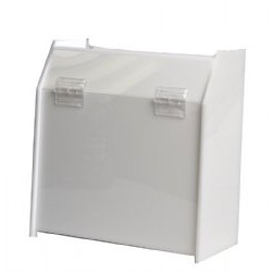 White Locking Ballot/ Suggestion Box