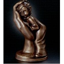 Custom Cultured Bronze Hand & Child Sculpture