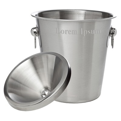 Stainless Steel Wine Tasting Receptacle Spittoon w/Brushed Finish