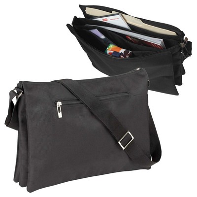 Metropolitan Messenger Bag w/Multiple Compartment