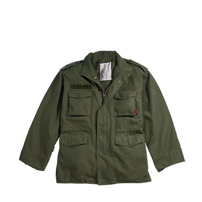 Olive Drab Vintage Military M-65 Field Jacket (3XL)