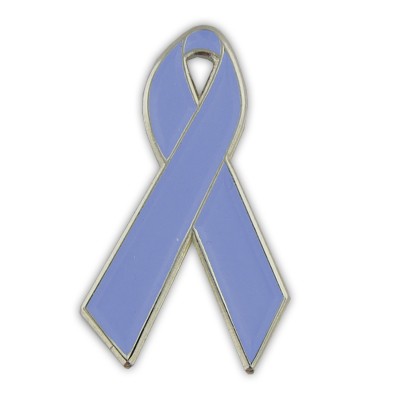 Periwinkle Blue Awareness Ribbon Lapel Pin