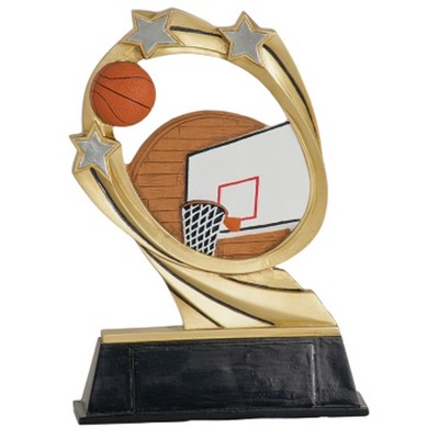 7" Basketball Cosmic Resin Figure Trophy