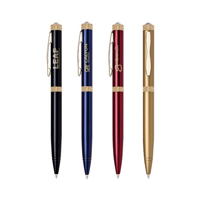 Twist Action Brass Ballpoint Pen